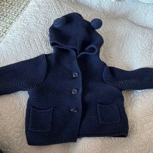 Gap knit bear cardigan